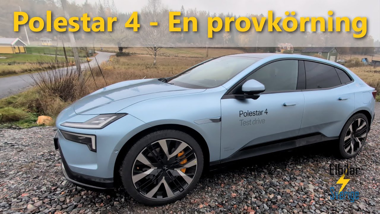 Polestar 4 Dual motor Performance - en kort provkörning