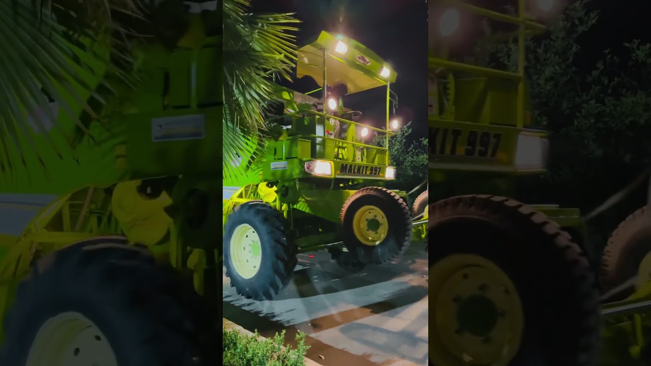 Malkit combine 4X4 With maizar cutter⛳️133HP💪