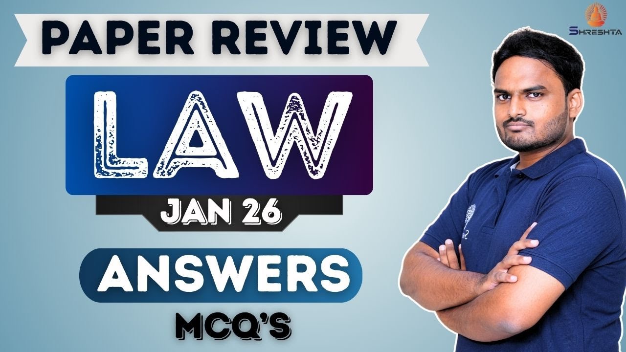 Law Paper Review | Law Paper Analysis | Jan 2026 Exams | 74 Marks from EXCEPTIONAL Video Posted