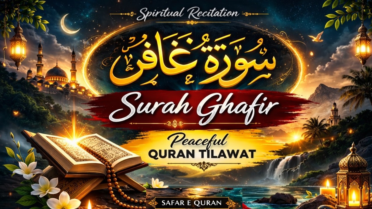 Surah Ghafir | Peaceful Quran Recitation | Safar e Quran