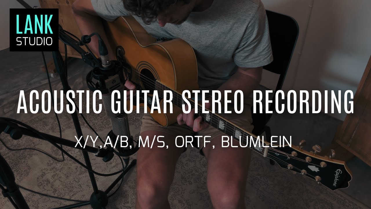 How to record an acoustic guitar in stereo. Tips, Tricks and setup guide.