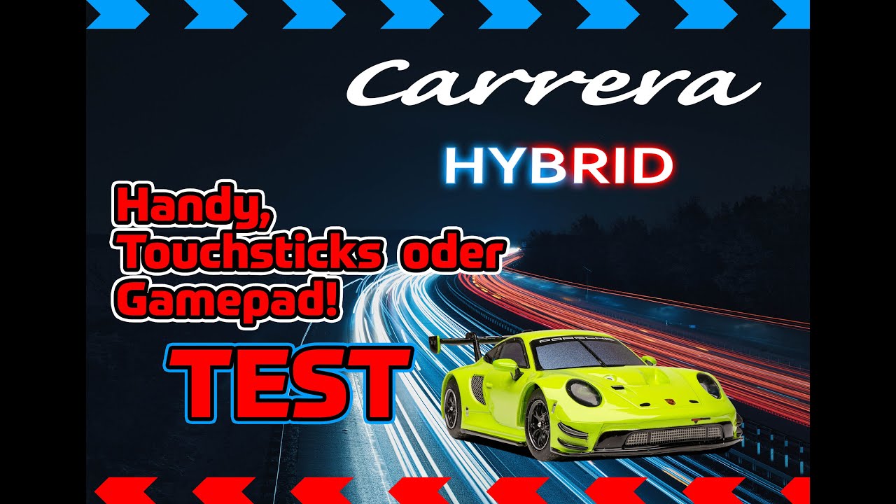 Carrera Hybrid: 3 Steuerungsmöglichkeiten im Test – Handy, Touchsticks & Gamepad! 🎮🚗