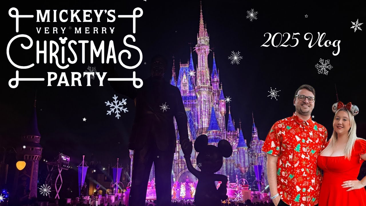 Mickey’s Very Merry Christmas Party 2025 Vlog! ✨ Christmas at Magic Kingdom | Disney World Christmas