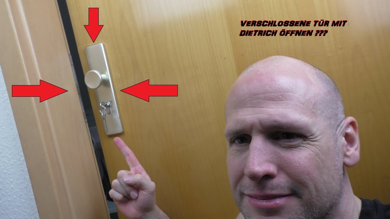 AUSGESPERRT?? WOHNUNGST&Uuml;R mit Dietrich &ouml;ffnen. Lock Picking!!!T&uuml;r &ouml;ffnen/Ausgesperrt/Schlie&szlig;zylinder