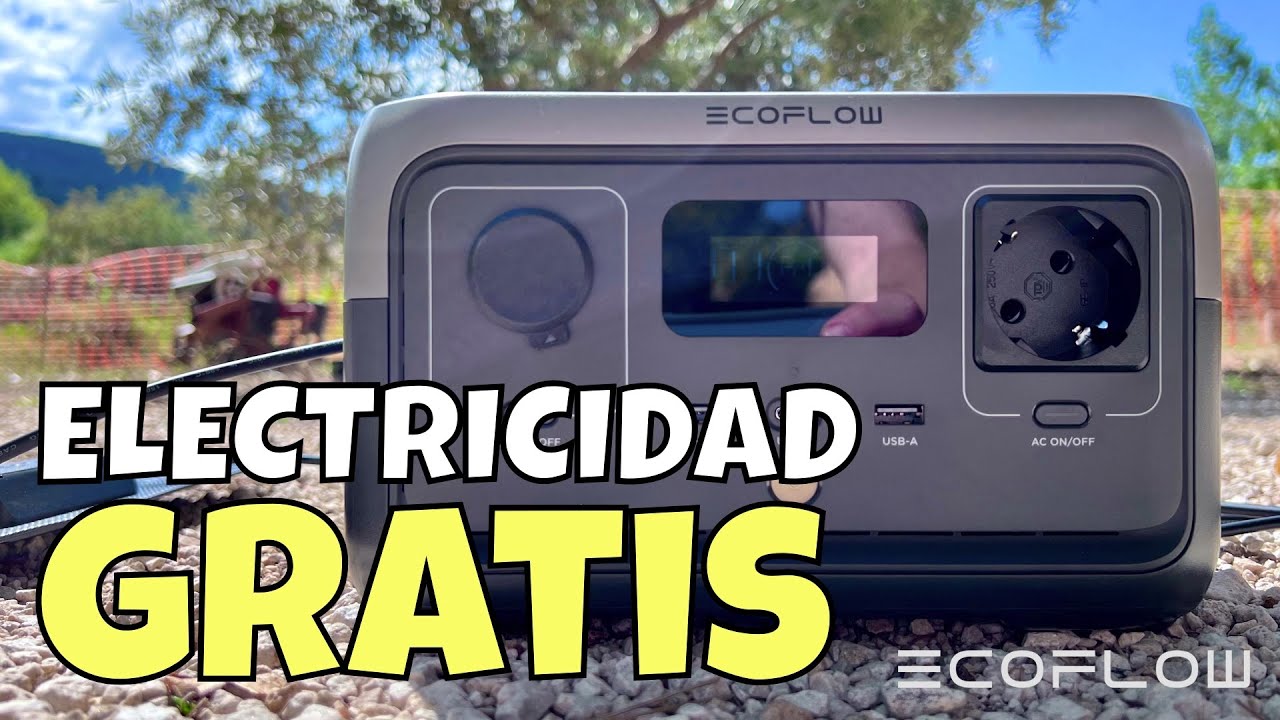 ELECTRICIDAD GRATIS en cualquier lugar con esta ESTACIÓN PORTÁTIL | EcoFlow RIVER 2