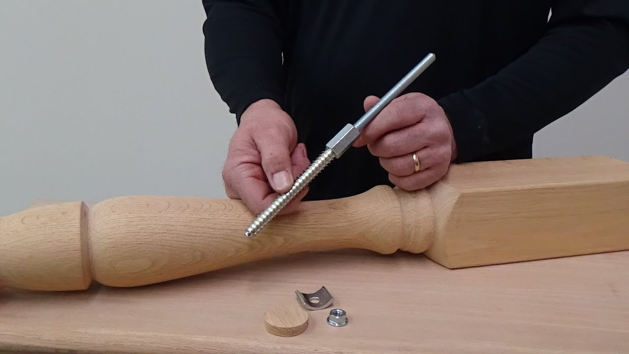 How to Install a Newel Post using the ThreadLock Newel Post Fastener