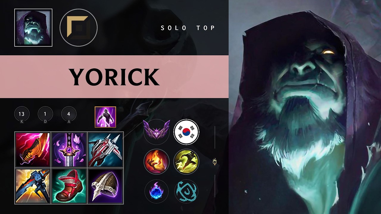 Yorick Top vs Darius - KR Master Patch 26.10