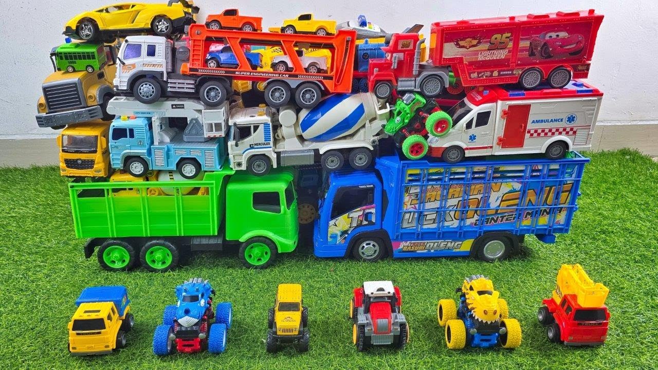 Mobil Mobilan Truk Oleng , Mobil Truk Molen, Mobil Balap, Truk Pasir, Excavator, Mobil Roket, Damkar