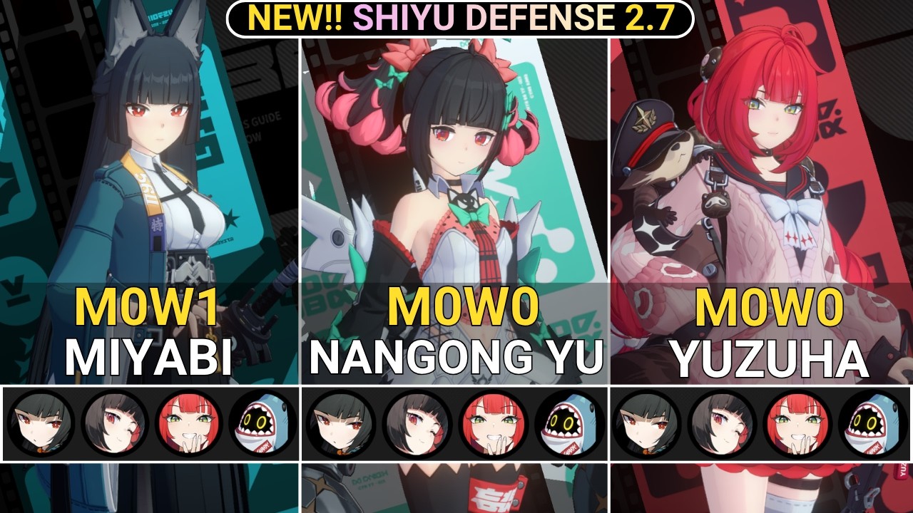 NEW CHARACTER! M0W0 Nangong Yu X M0W1 Miyabi Showcase | NEW Shiyu Defense ZZZ 2.7