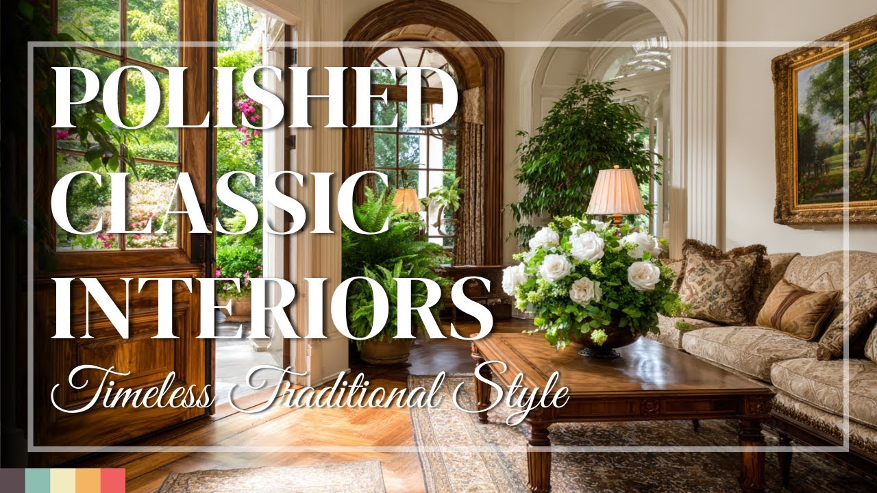 Traditional Living Room Decor with Old-World Soul 🛋️ Polished Ideas That Radiate Quiet Luxury