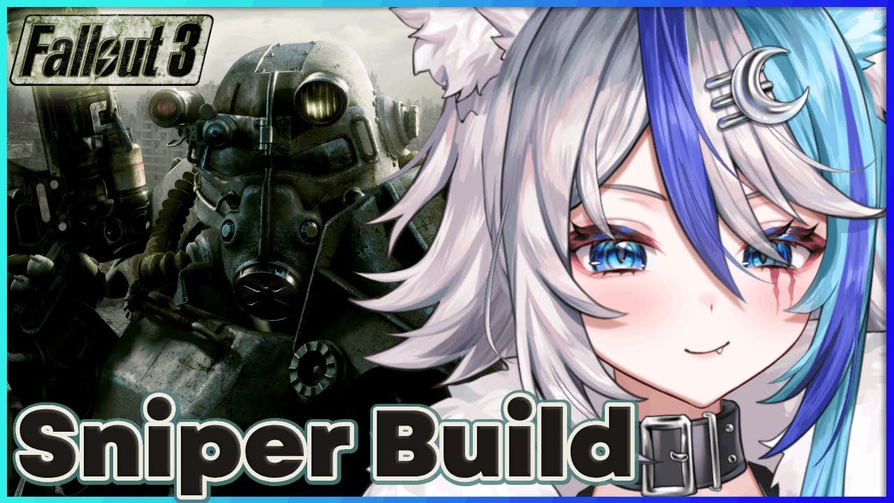 War Never Changes 🪖 Sniper Build [ Fallout 3 / Bossymoon / #vtuber ]