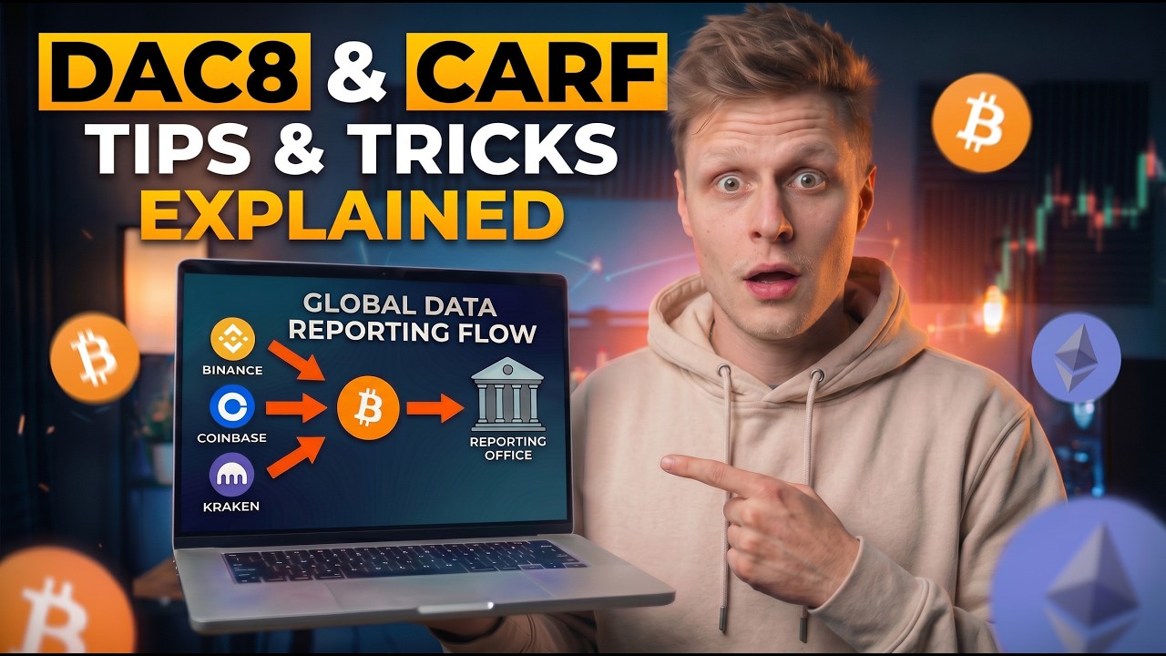 DAC8 и CARF: советы и рекомендации по налогообложению криптовалют.