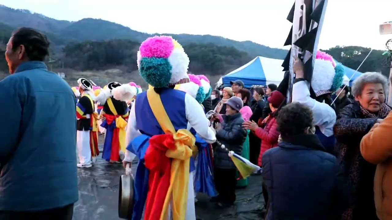 병오년 정월대보름 수류마을 달집태우기