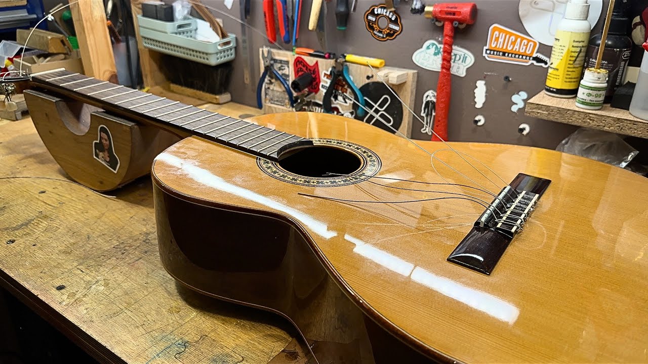 Fixing slightly bowed neck on a Spanish classical guitar