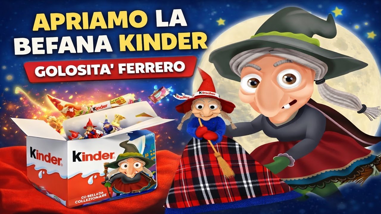APRIAMO LA BEFANA KINDER - GOLOSITÀ FERRERO