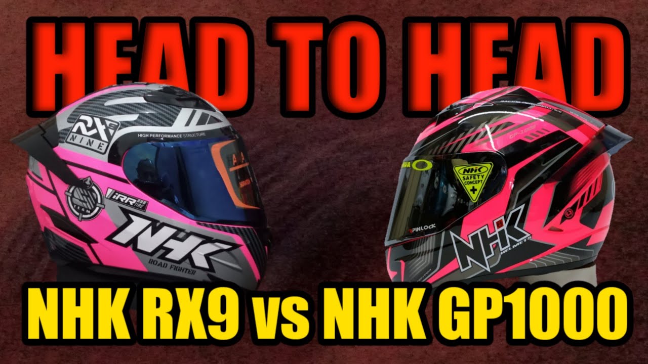KOMPARASI HELM NHK RX9 vs NHK GP1000