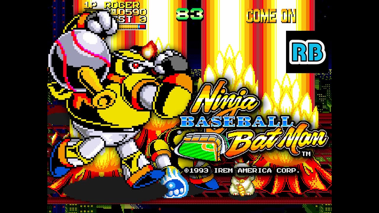 1993 [60fps] Ninja Baseball Bat Man (US) Roger Hardest Nomiss ALL