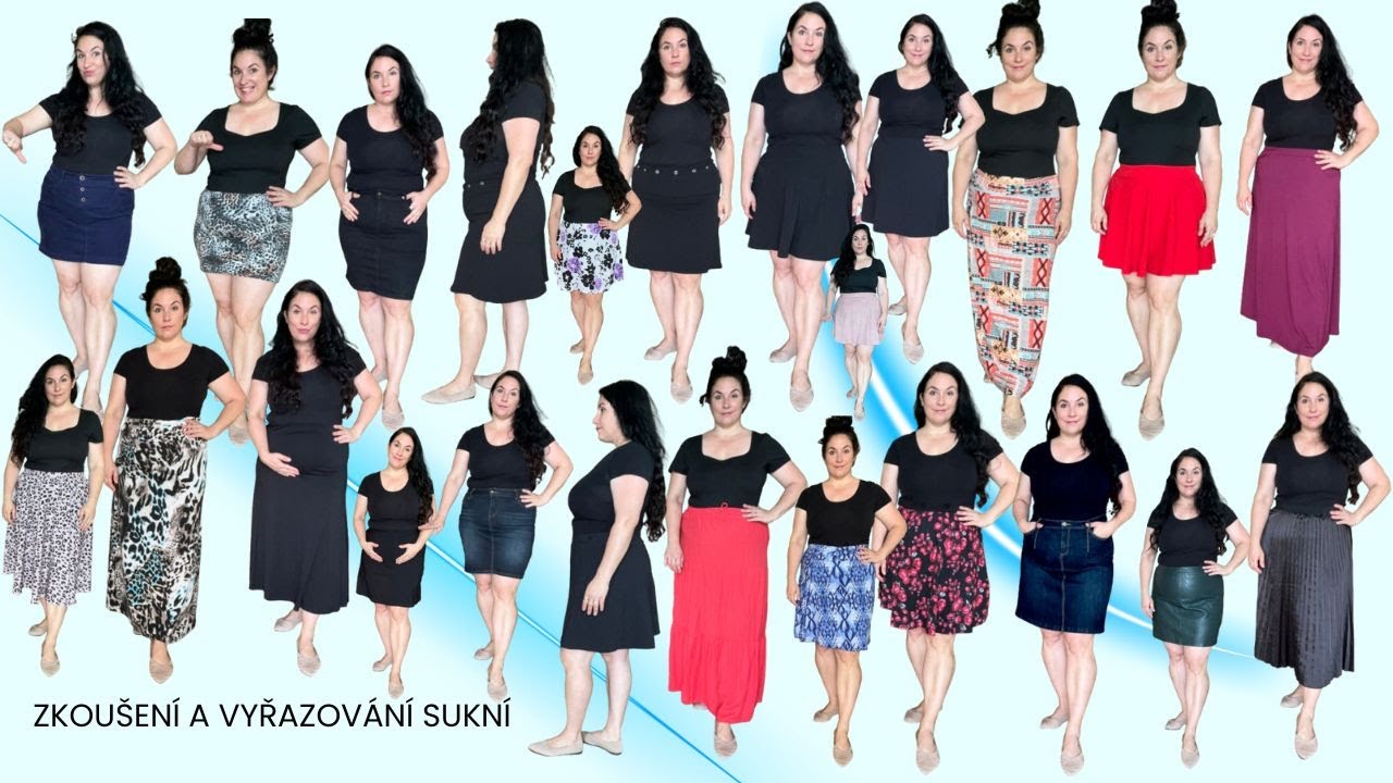 Vyřazuju sukně velikosti 44-48: co slu&scaron;&iacute; postavě přes&yacute;pac&iacute;ch hodin? Jsem plno&scaron;t&iacute;hl&aacute; stylistka