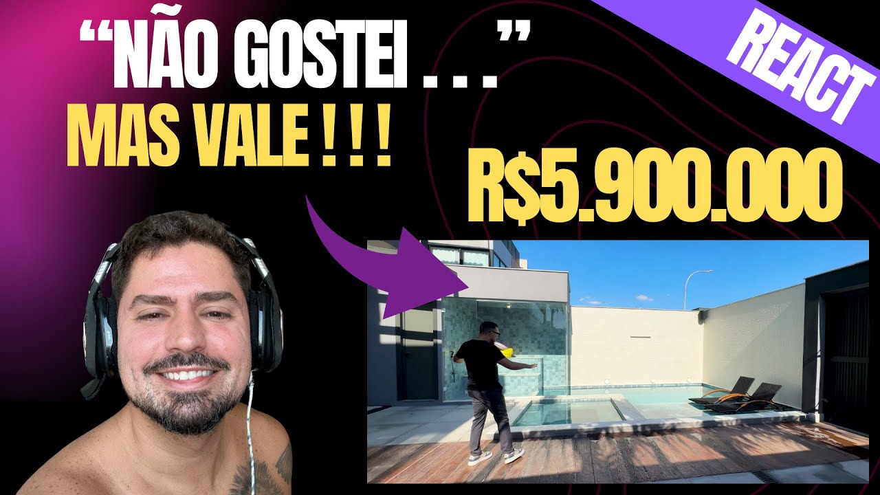 REACTION: ESSA CASA DE R$ 5,9 MILHÕES NO RECREIO É ABSURDA! 😱🏡