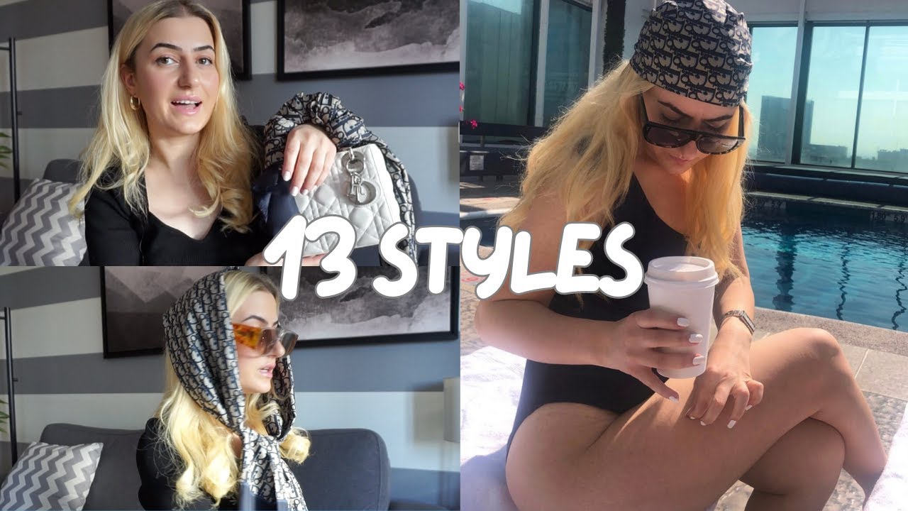 HOW I STYLE MY DIOR SCARF
