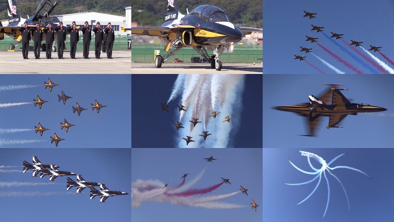 23/10/21 Seoul ADEX 2023 | ROKAF Black Eagles Demo Flight (1st) at Day 1 서울에어쇼 블랙이글스