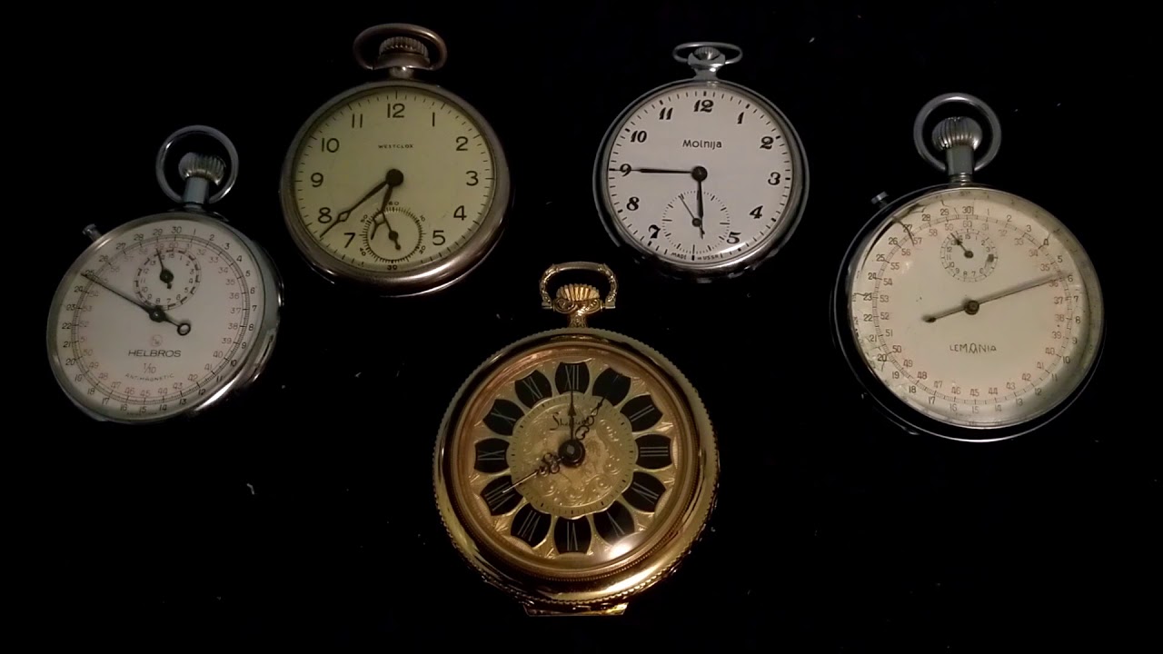 ASMR Clocks - Pocket Watches! Satisfying Ticking and Clicking for Relaxation, Sleep/Study | Binaural