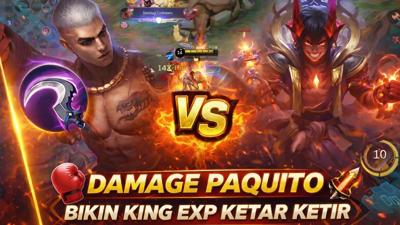 Paquito vs Dyrroth EXP Lane – Damage Paquito Bikin King EXP Ketar Ketir! #mobilelegends #paquito 
