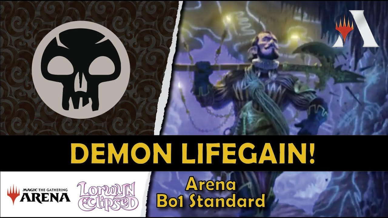 Mono Black Control With a Lifegain Twist #mtgarena #mtg #lorwyn #standard