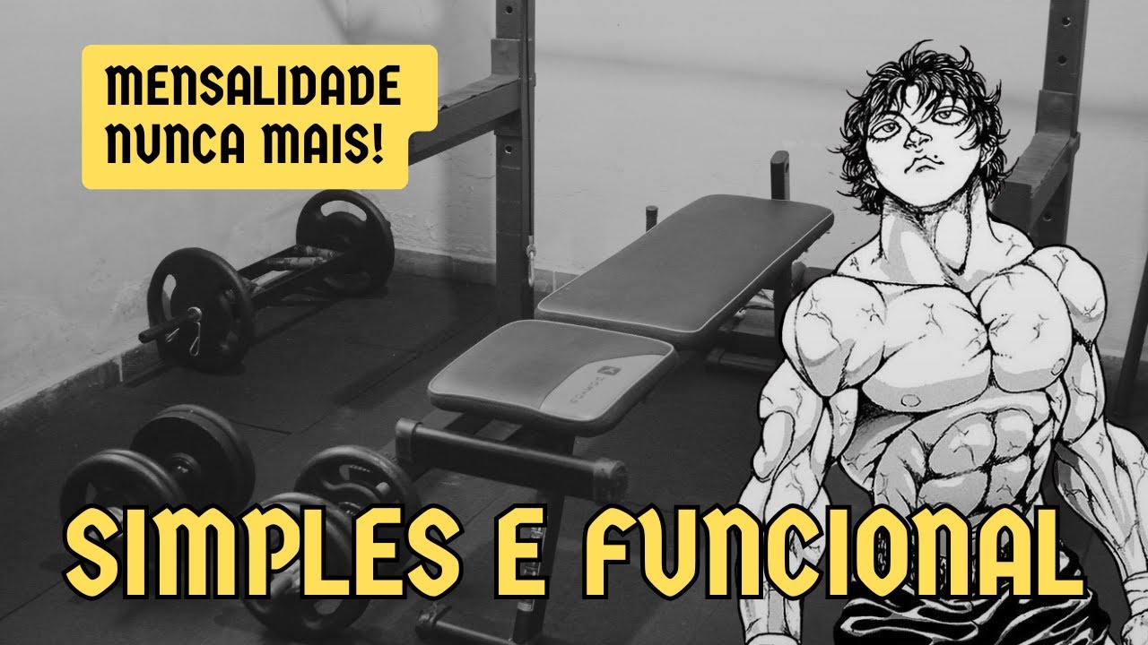 Como montar uma academia em casa - Simples e Funcional