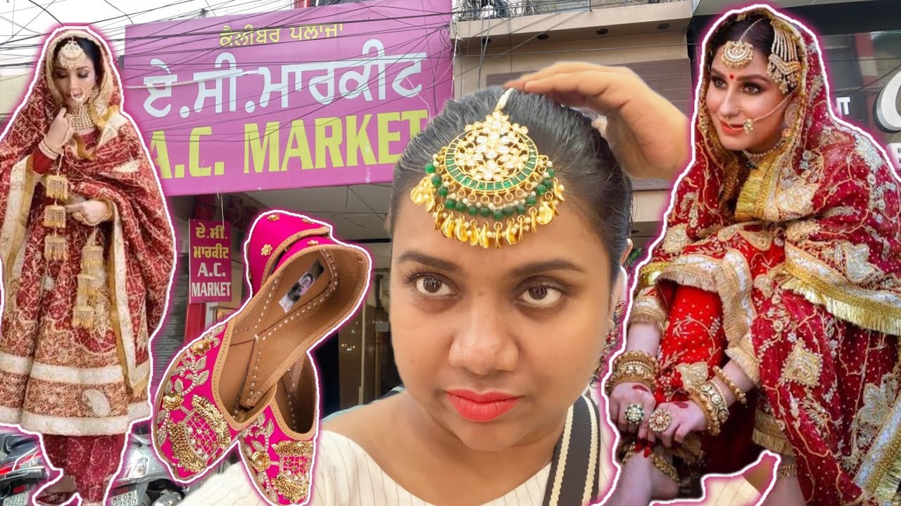 ZARDOZI PUNJABI SUIT SHOPPING IN PATIALA | HAND EMBROIDERY | Adalat Bazar | Payoja Sinha