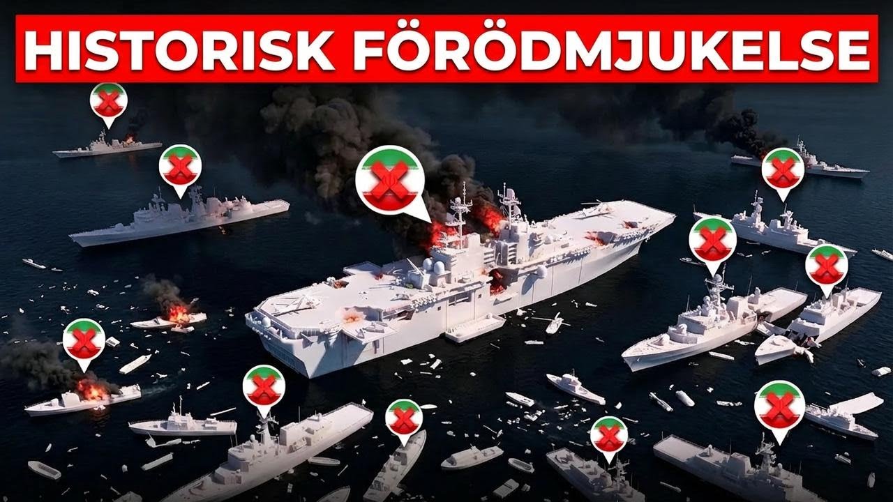 Iran utmanade USA:s flotta – hela deras flotta utraderades på 48 timmar