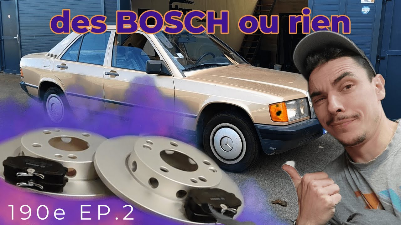 la W201 s'offre des freins tout neufs... C'est des bosch !!! 190e  - part.2 -