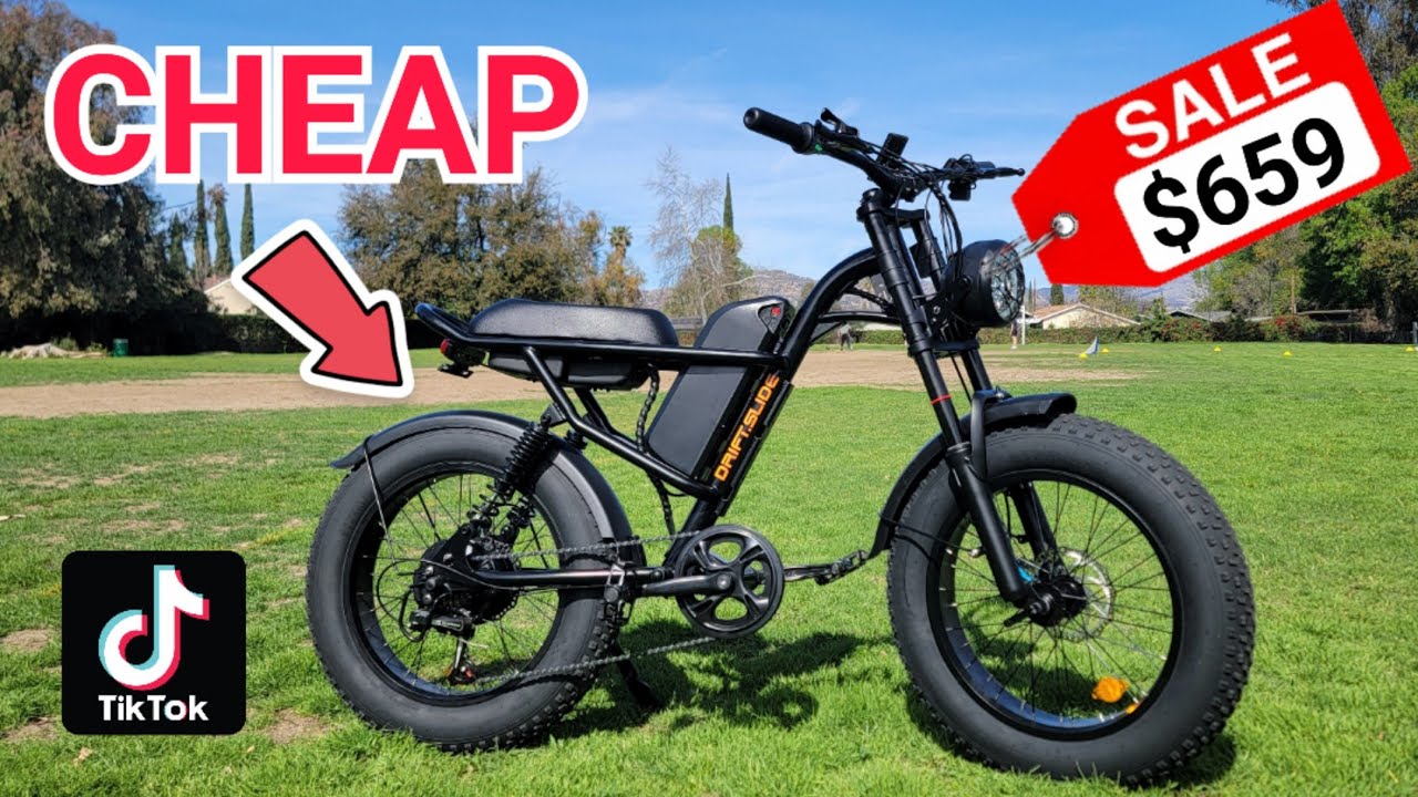 Cheapest Ebike:  Drift Slide J1 1500W Electric Bike Tiktok