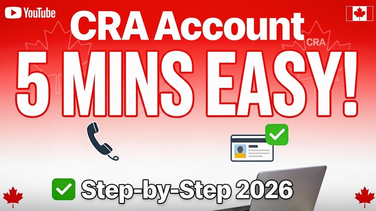 How to Create CRA Account in 5 Minutes! #CRA#canada #canadarevenueagency 