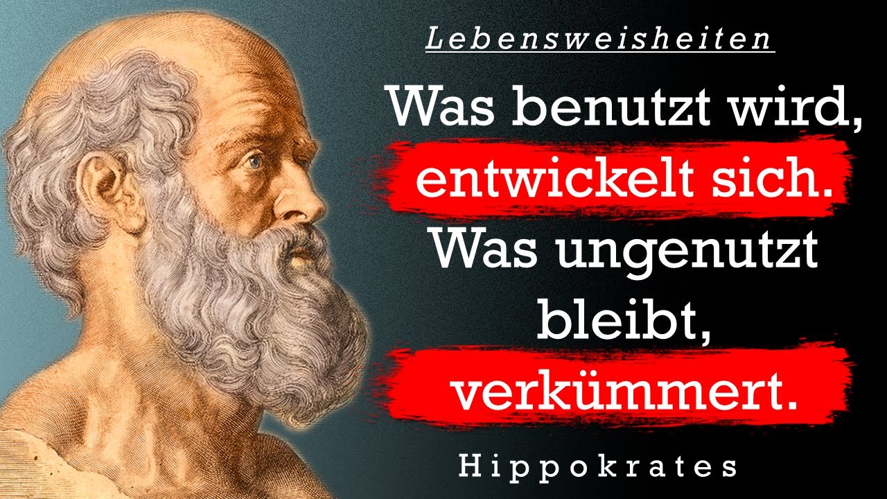 Hippokrates von Kos. Die besten Zitate, Sinn Sprüche Lebensweisheiten und Aphorismen