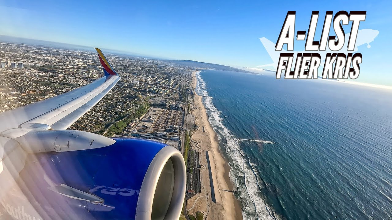 Runway 25R Takeoff from Los Angeles (LAX) - Southwest Airlines 737-800 [4K]