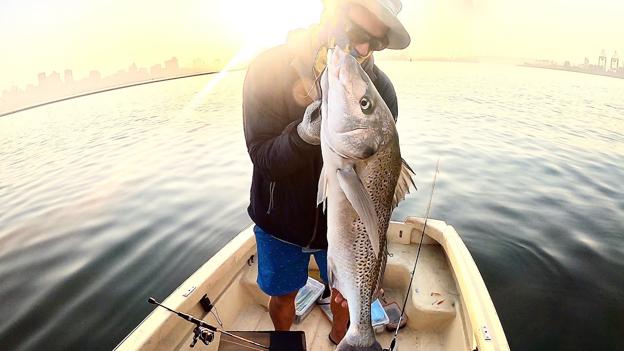Fishing for GIANT GRUNTER at Durban Harbour !!!