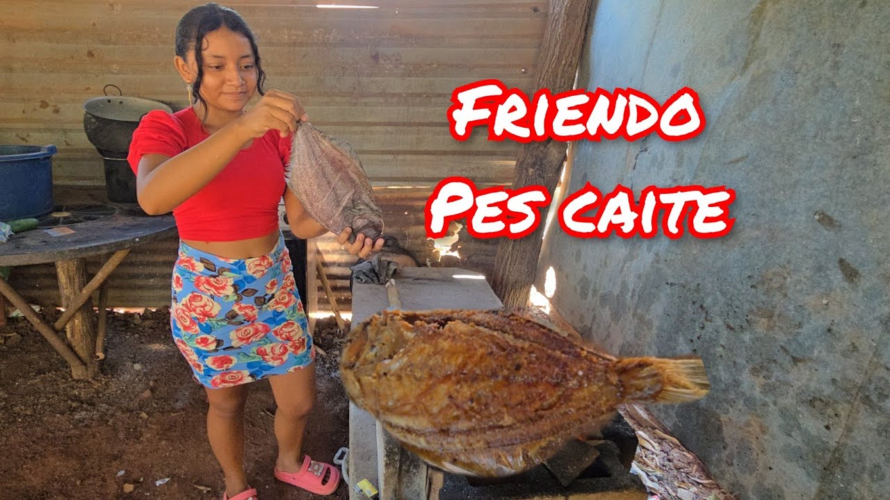 🛑Wow😲 miren esta gran fritada de pez caite 🐟😋(:AVENTURAS INTIPUQUEÑAS 503:)