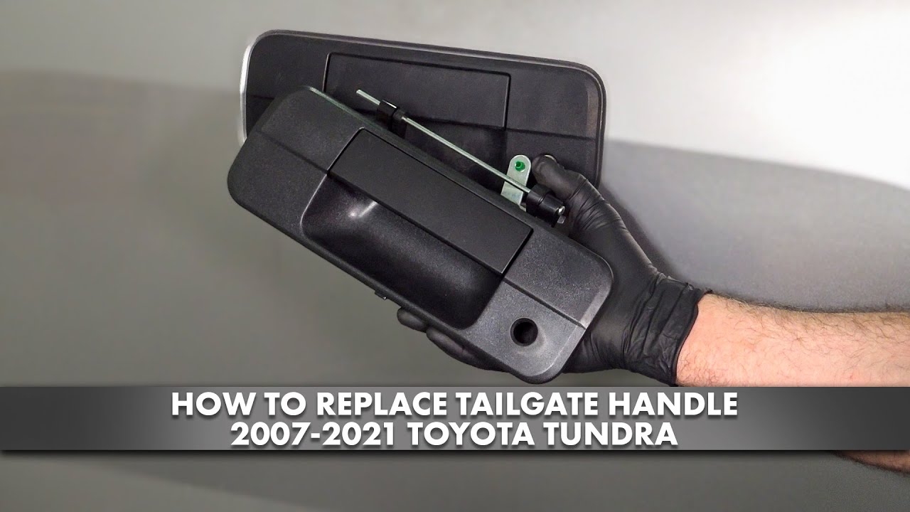 Как заменить ручку двери багажника на Toyota Tundra 2007-2021