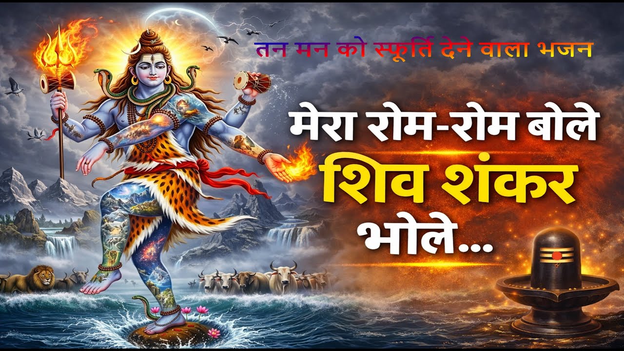 मेरा रोम रोम बोले जय शंकर | सच्ची शिव भक्ति  | Mera Rom Rom Bole | Mahadev Bhajan | Bhakti Rasdhara