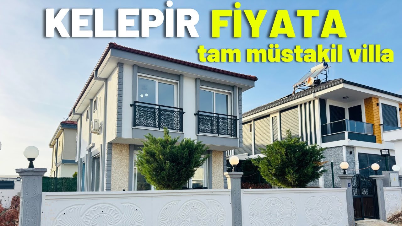 DİDİM’DE SATILIK TAM MÜSTAKİL KELEPİR, EŞYALI VİLLA-A571 