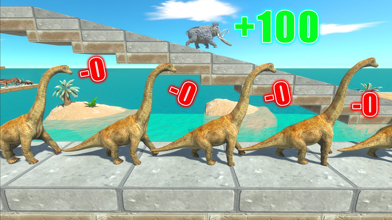 Smartest Animal vs Dumbest Dinosaurs – Only One Survives the Shark Sea!