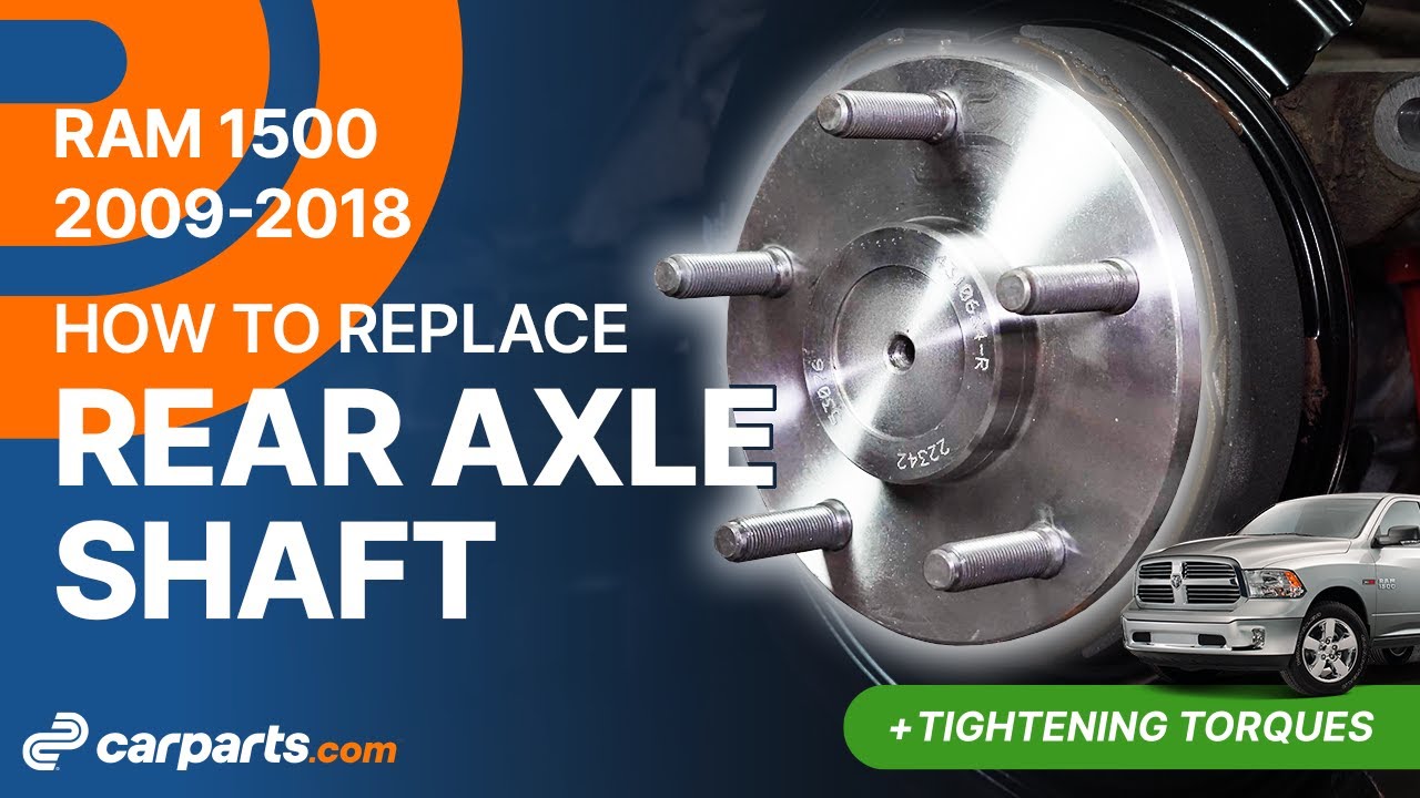 How to replace the Rear Axle Shaft 2009-2018 Dodge RAM 1500 🚗