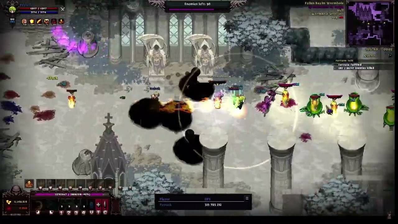 100 WH Pyromancer (человек арамгедон) Hero Siege | Season 4.5