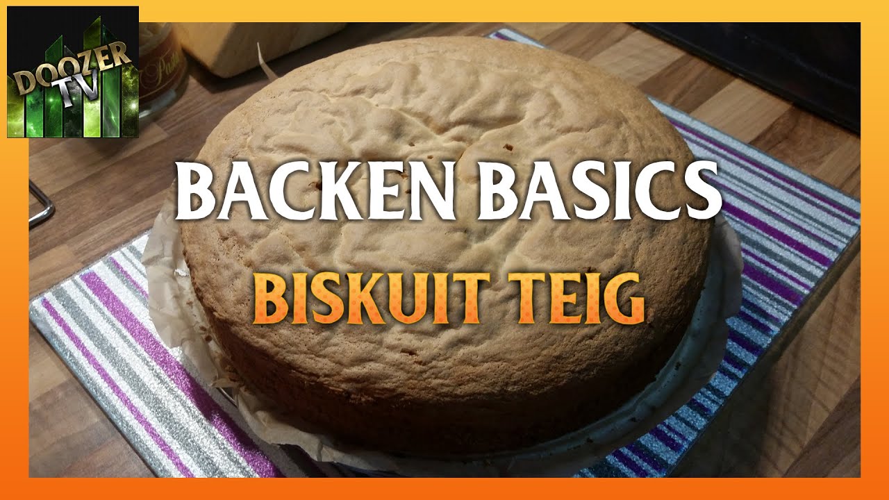 [ Backen Basics #001 ] - Biskuitboden Tutorial #DoozerTV
