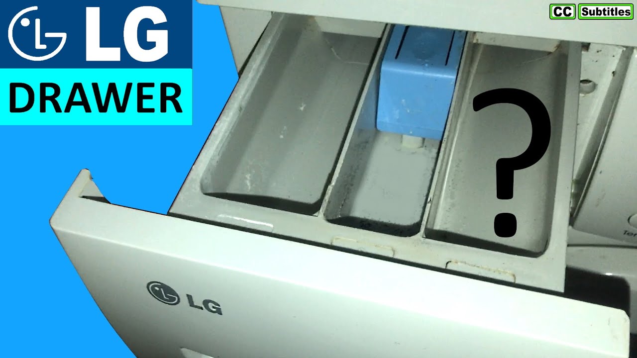 LG Washing Machine Detergent Drawer Symbols & How to use Detergent & Fabric Softener Compartments