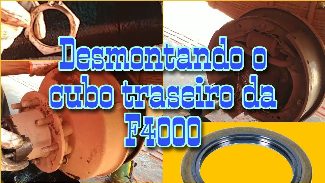 Desmontando o cubo traseiro da F4000