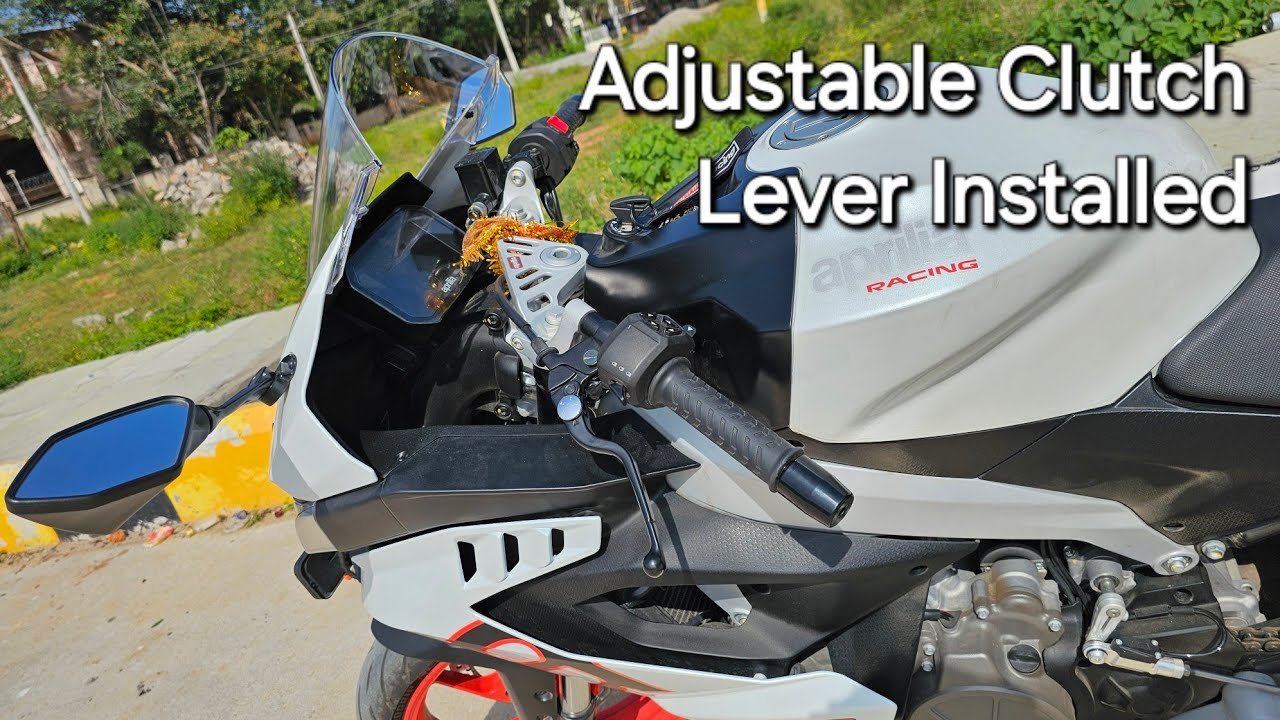 Adjustable Clutch Lever installed on RS 457