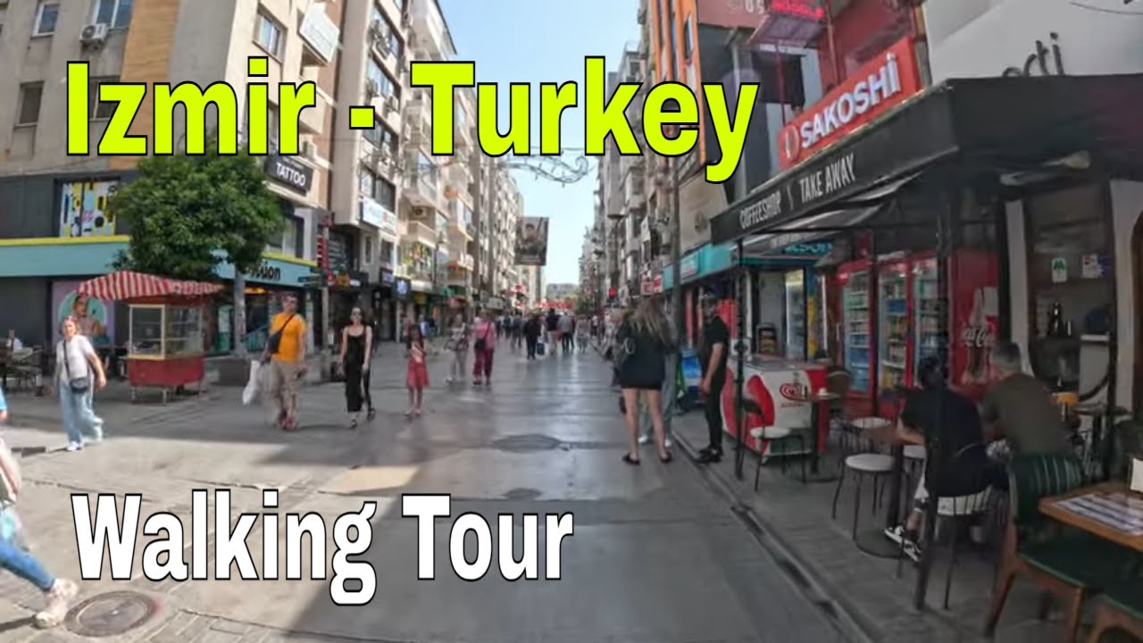 Izmir, Turkey Walking Tour 🇹🇷 | Explore the Pearl of the Aegean in 5K - Ultra