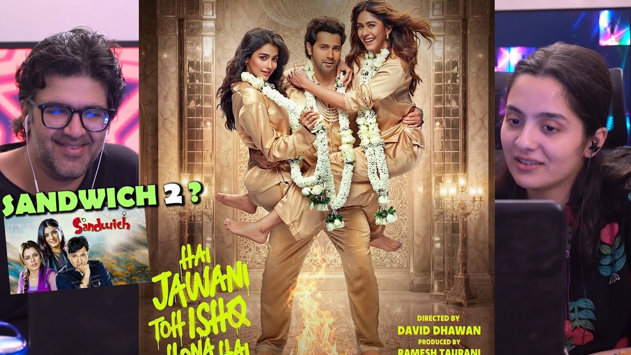 Pakistani Couple Reacts To Hai Jawani To Ishq Hona Hai | First Look | Varun Dhawan | Mrunal | Pooja 